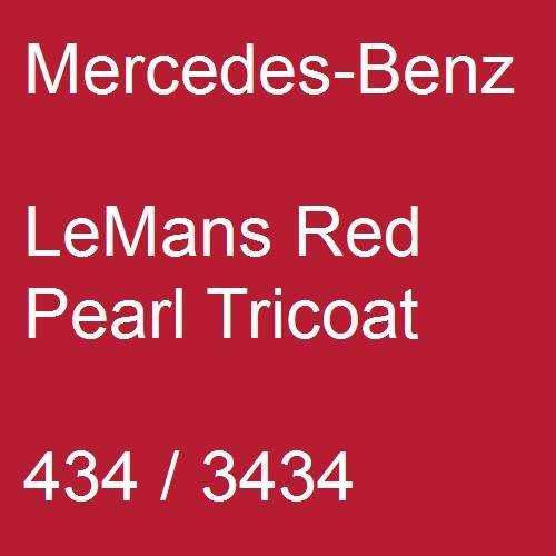 Mercedes-Benz, LeMans Red Pearl Tricoat, 434 / 3434.